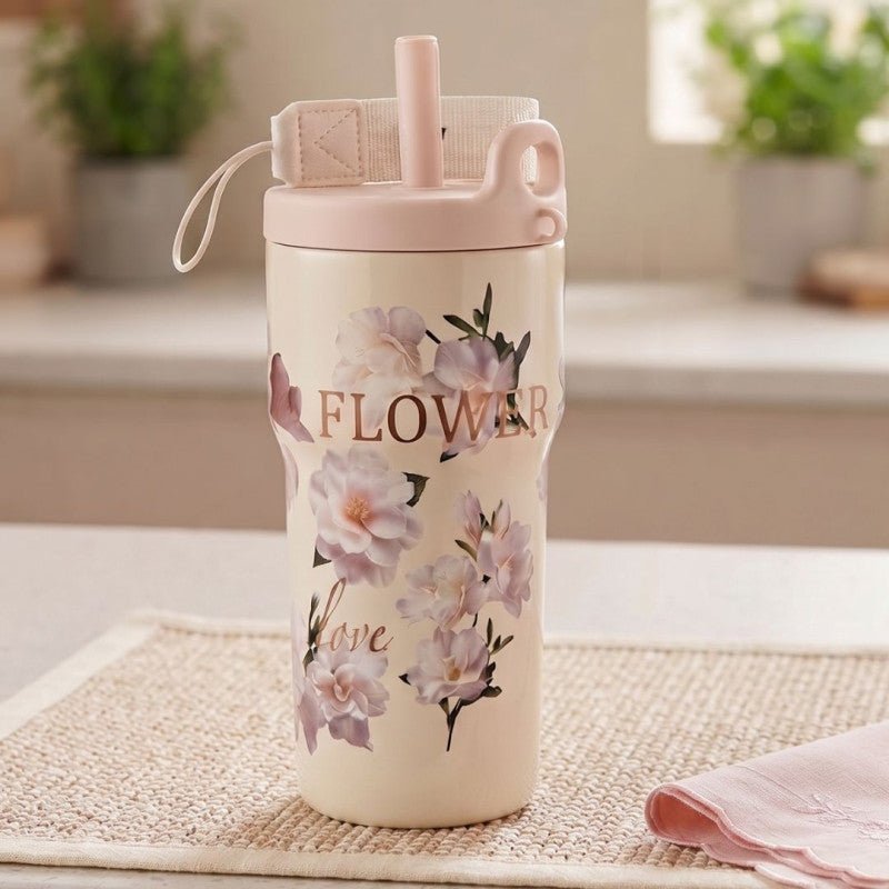 Floral 530ML Insulated Tumbler - Homazing