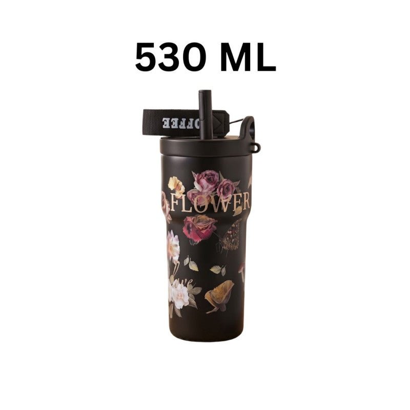 Floral 530ML Insulated Tumbler - Homazing