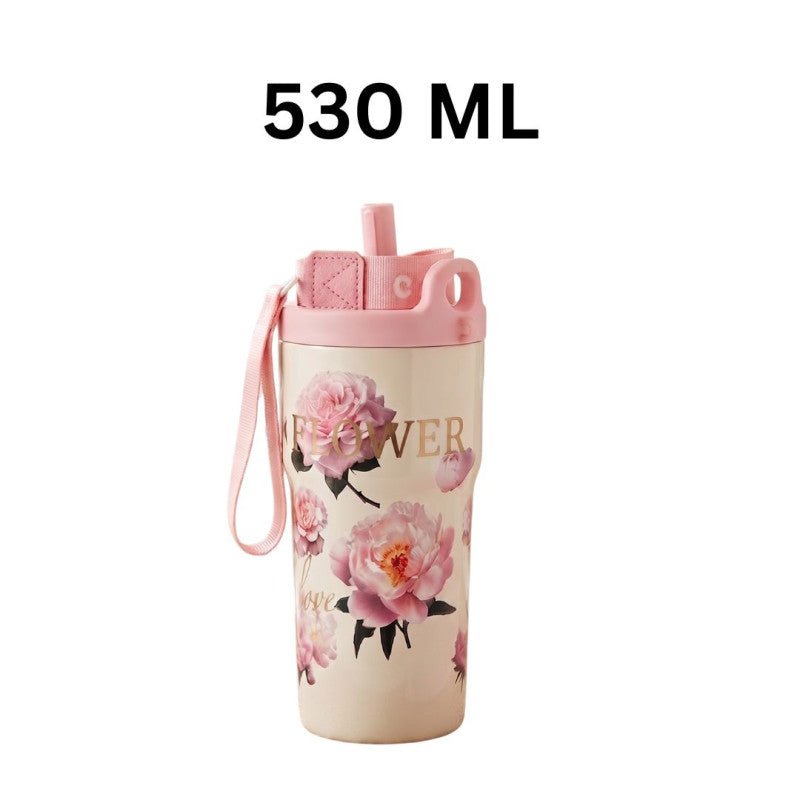 Floral 530ML Insulated Tumbler - Homazing