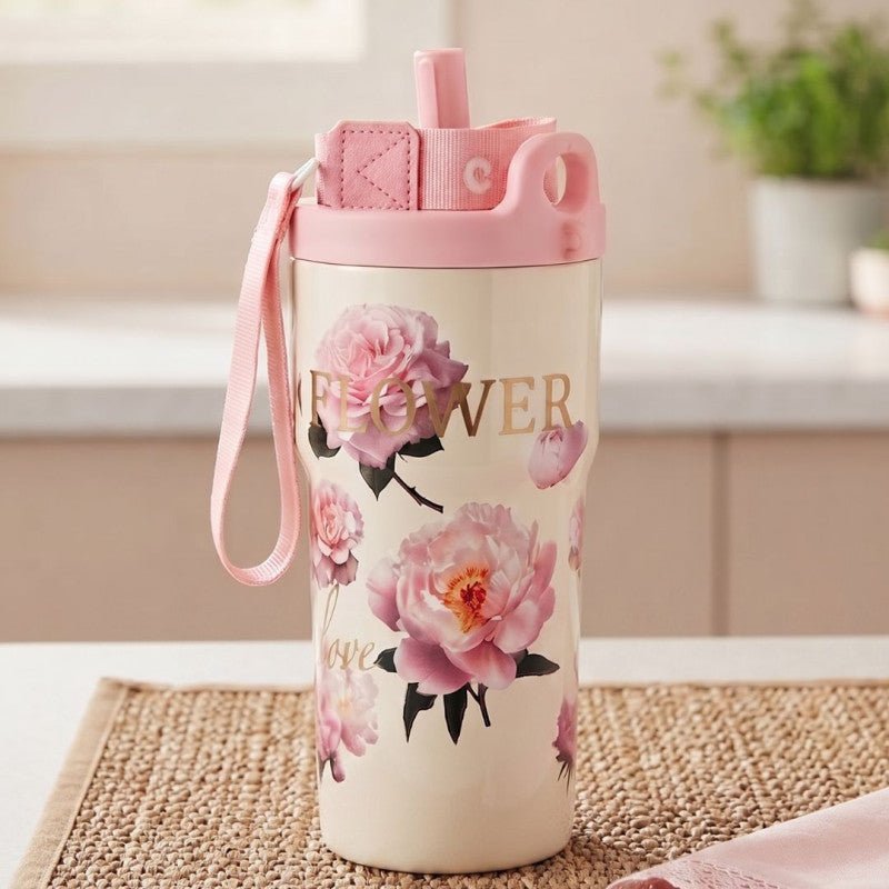 Floral 530ML Insulated Tumbler - Homazing