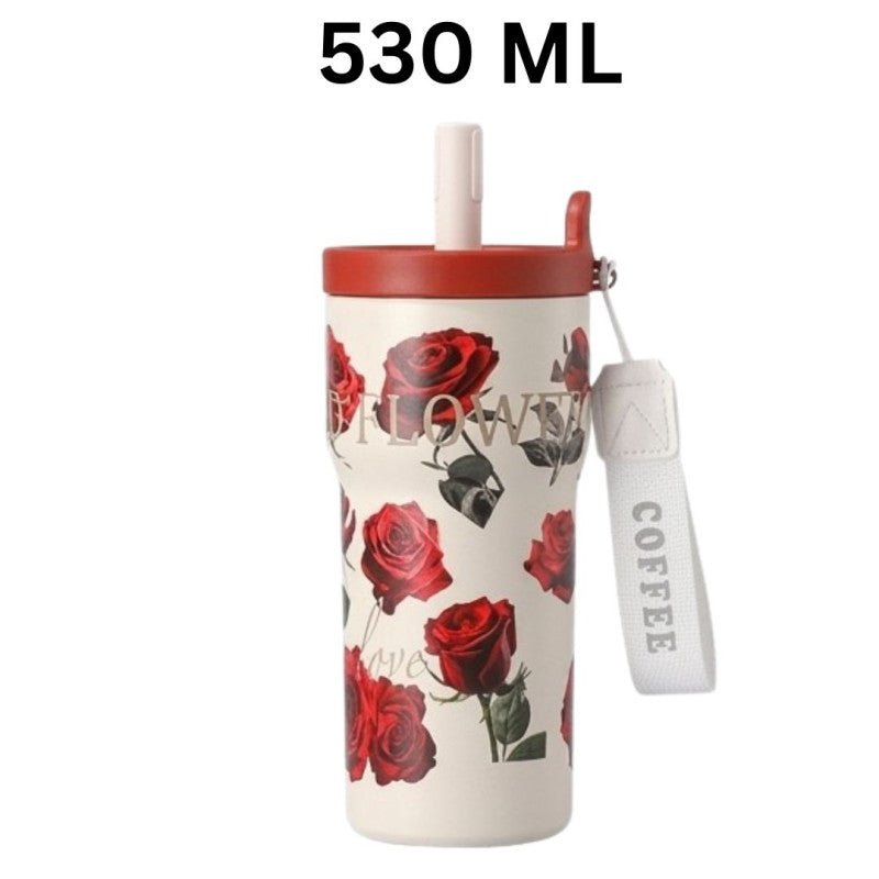 Floral 530ML Insulated Tumbler - Homazing