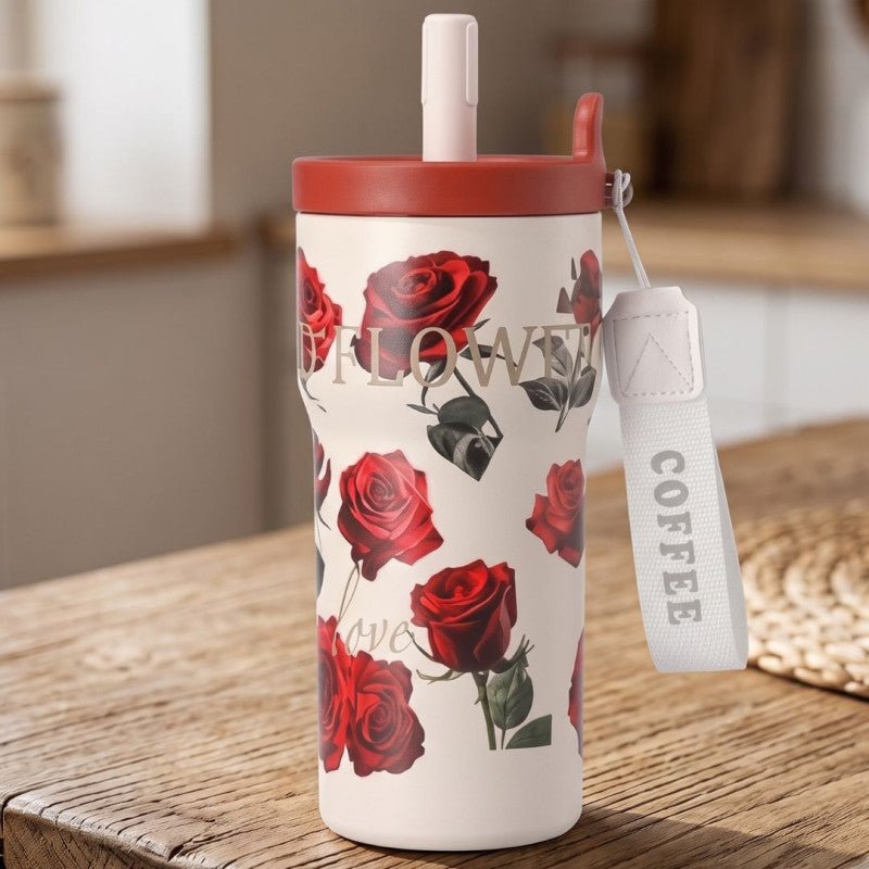 Floral 530ML Insulated Tumbler - Homazing