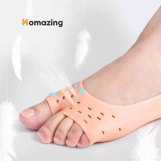 Soft Silicone Moisturizing Gel Socks 1 Pair