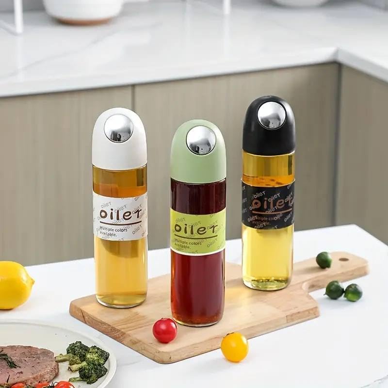Glass Oil Bottle 500ML Kitchen Dispenser - Homazing