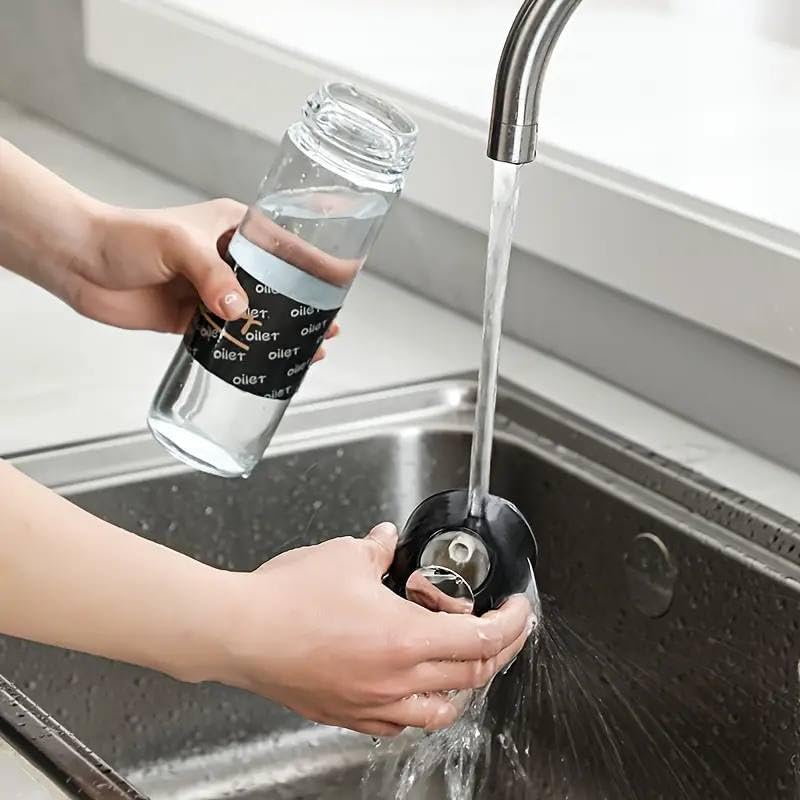 Glass Oil Bottle 500ML Kitchen Dispenser - Homazing