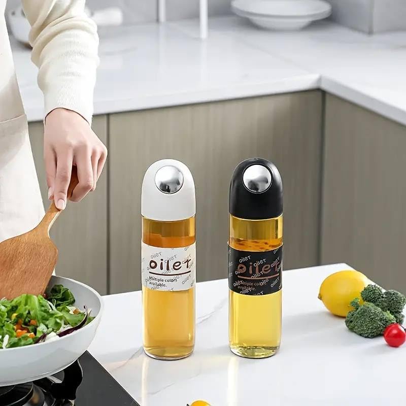 Glass Oil Bottle 500ML Kitchen Dispenser - Homazing