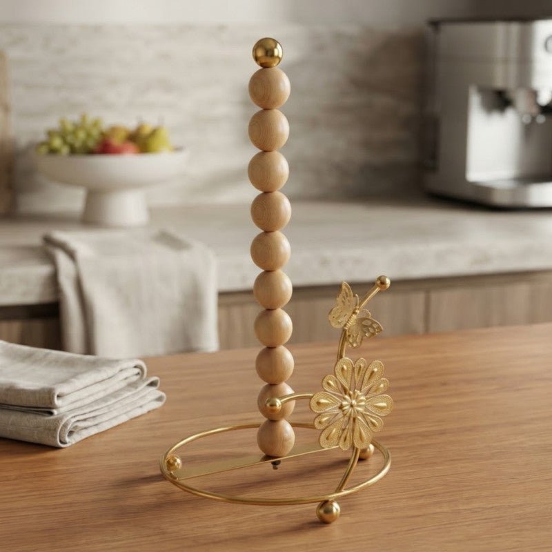 Golden Tissue Roll Holder - Homazing
