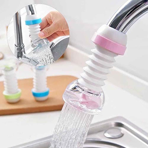 Rotary Faucet Splash Shower - Water Filter