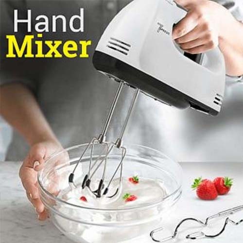Super Electric Hand Mixer Beater - Scarlet