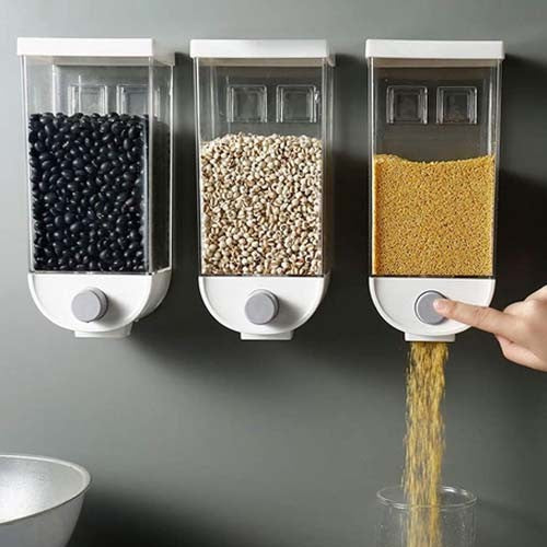 Cereal Grain Dispenser Wall Mounted