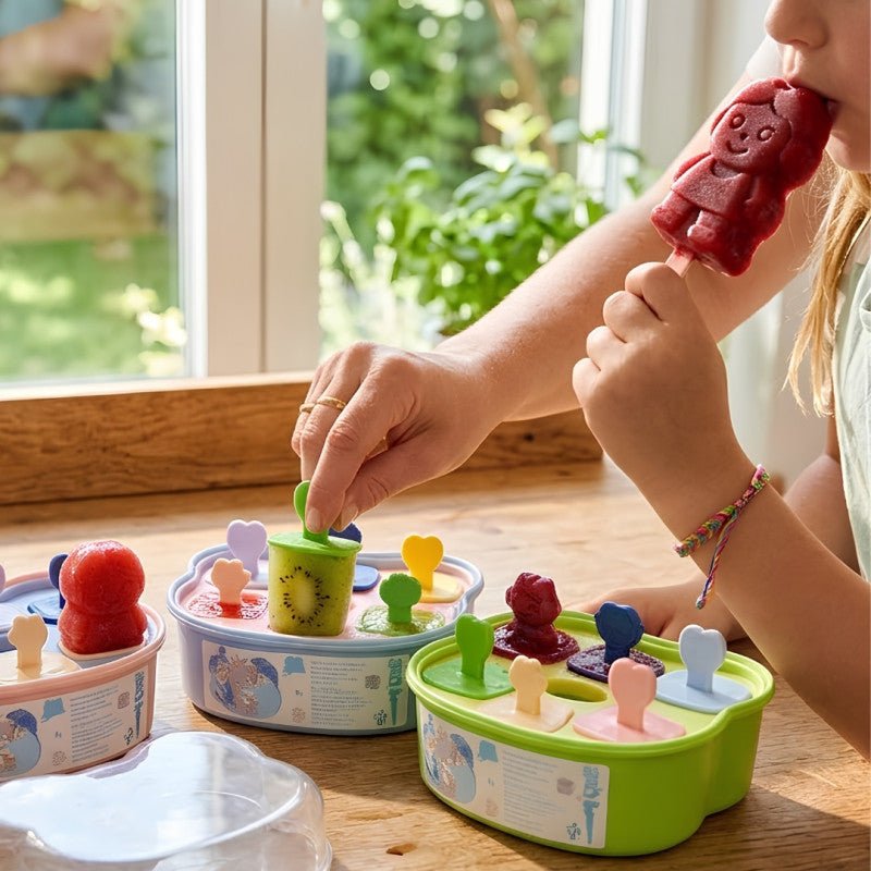 Ice Lolly Mold Reusable Popsicle Maker Set - Homazing