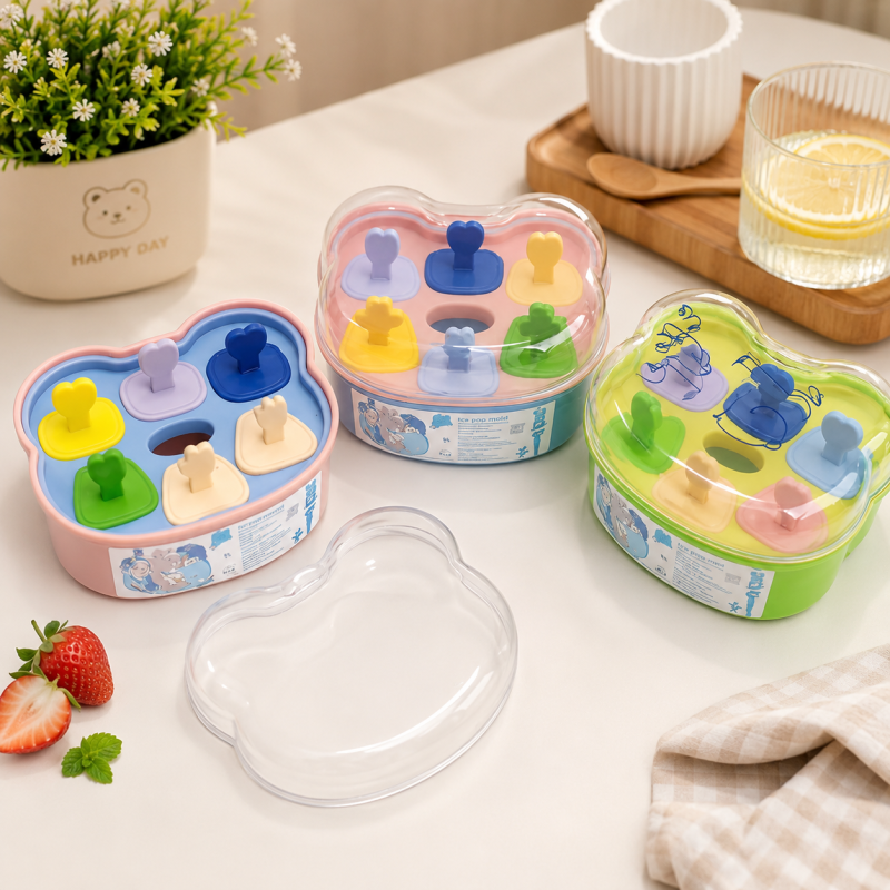 Ice Lolly Mold Reusable Popsicle Maker Set - Homazing