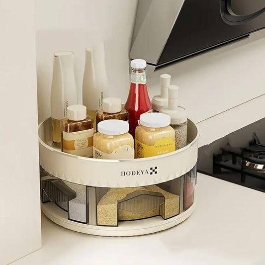Kitchen 360° Rotating Spice Organizer Rack