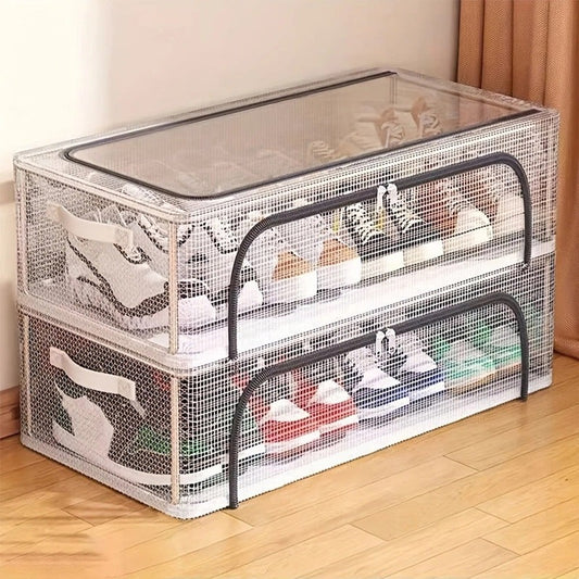 Shoe Storage Box With Steel Frame-Small