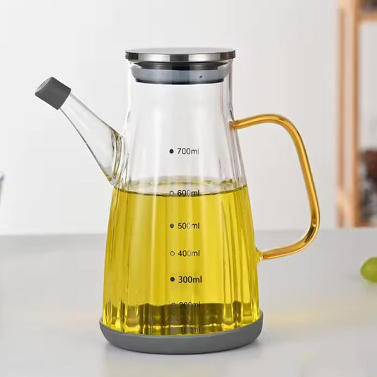 Glass Oil Jug 700 ml Cooking & Serving Bottle