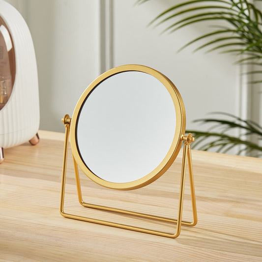 360° Round Mirror – Adjustable Makeup & Dressing Mirror
