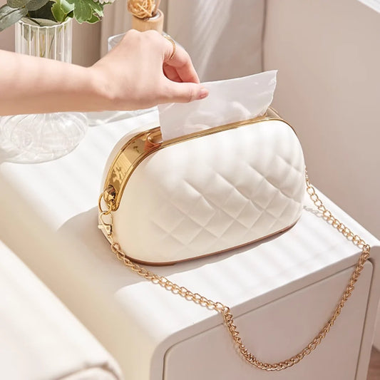 Handbag Style Tissue Box – Decorative Napkin Holder