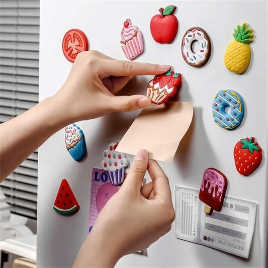 Pack of 6 Decorative Cute Fridge Magnets