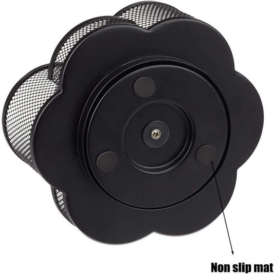 360° Rotating Iron Brush Holder Kitchen Sink Organizer