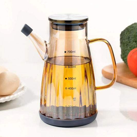 Glass Oil Jug 700 ml Cooking & Serving Bottle