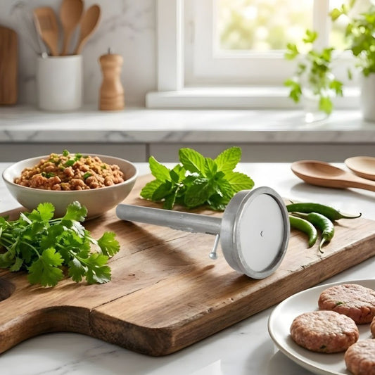 Shami Kabab Maker Stainless Steel – Hand Press Mould