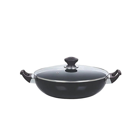 Kitchen King Imperial Classic Wok/Karahi with Glass Lid - Homazing