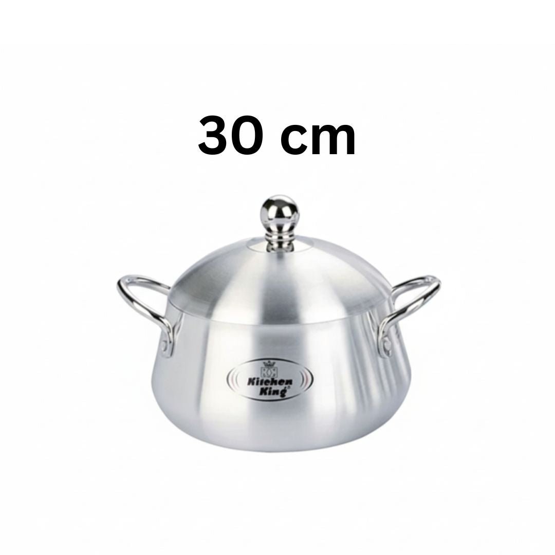 Kitchen King Julia Belly Pot Metal Finish Cooking Pot - Homazing