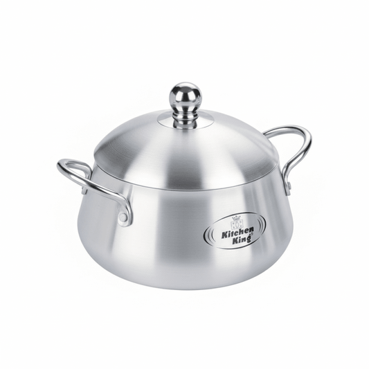 Kitchen King Julia Belly Pot Metal Finish Cooking Pot - Homazing