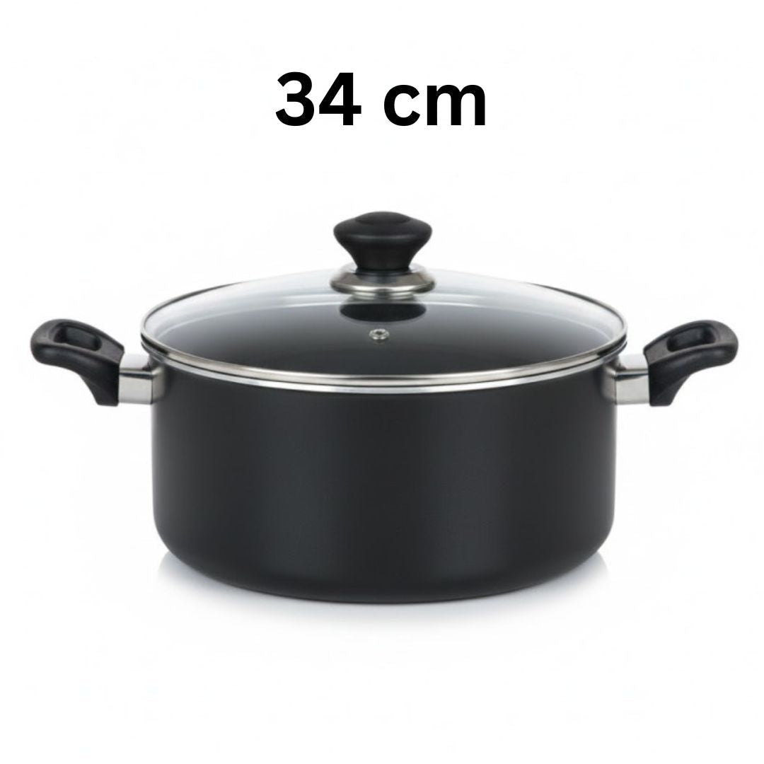 Kitchen King Lumina Casserole Pot with Glass Lid - Homazing