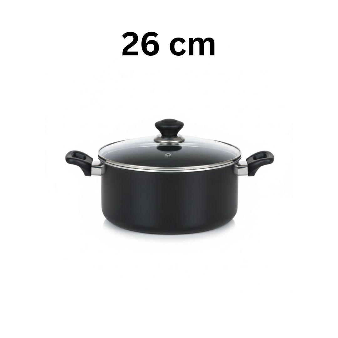 Kitchen King Lumina Casserole Pot with Glass Lid - Homazing