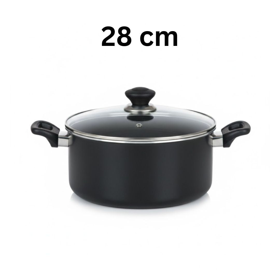 Kitchen King Lumina Casserole Pot with Glass Lid - Homazing