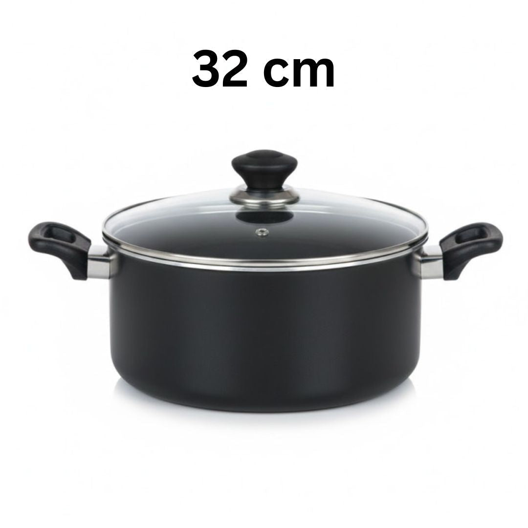 Kitchen King Lumina Casserole Pot with Glass Lid - Homazing