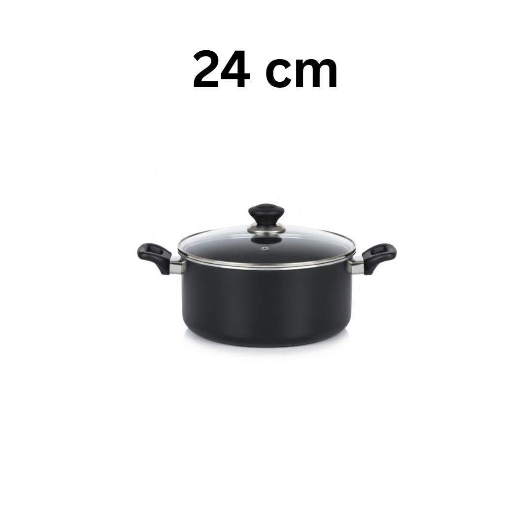 Kitchen King Lumina Casserole Pot with Glass Lid - Homazing
