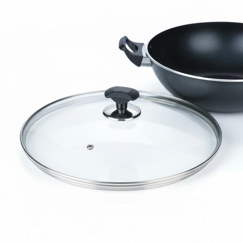 Kitchen King Proto Wok Karahi with Glass Lid - Homazing