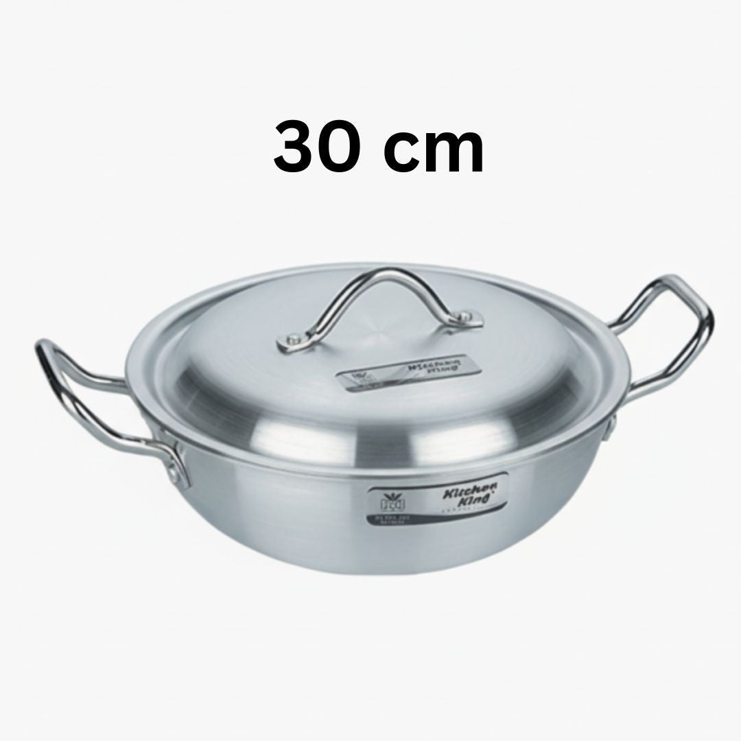 Kitchen King Super Wok Heavy Duty Anodized Aluminium - Homazing