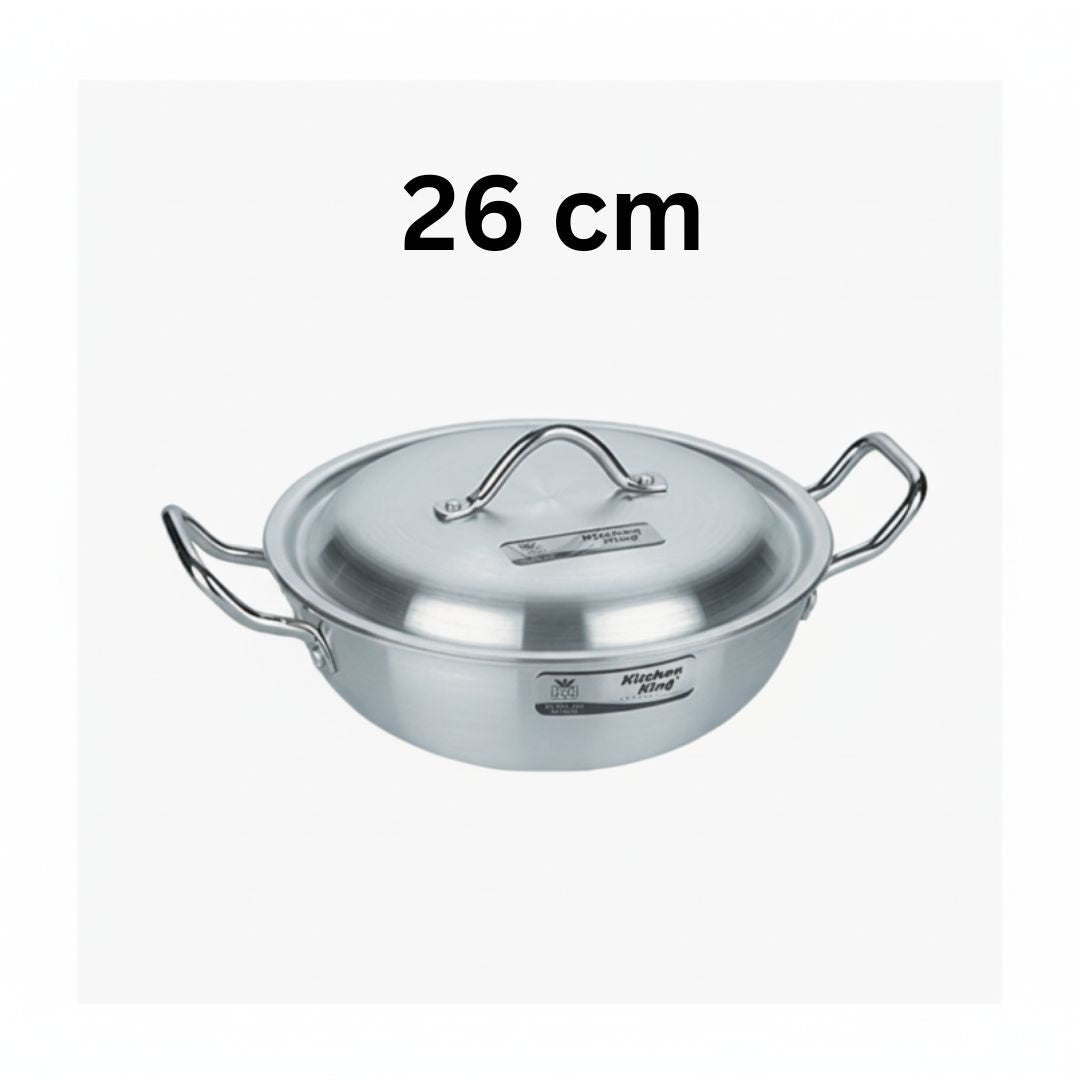 Kitchen King Super Wok Heavy Duty Anodized Aluminium - Homazing