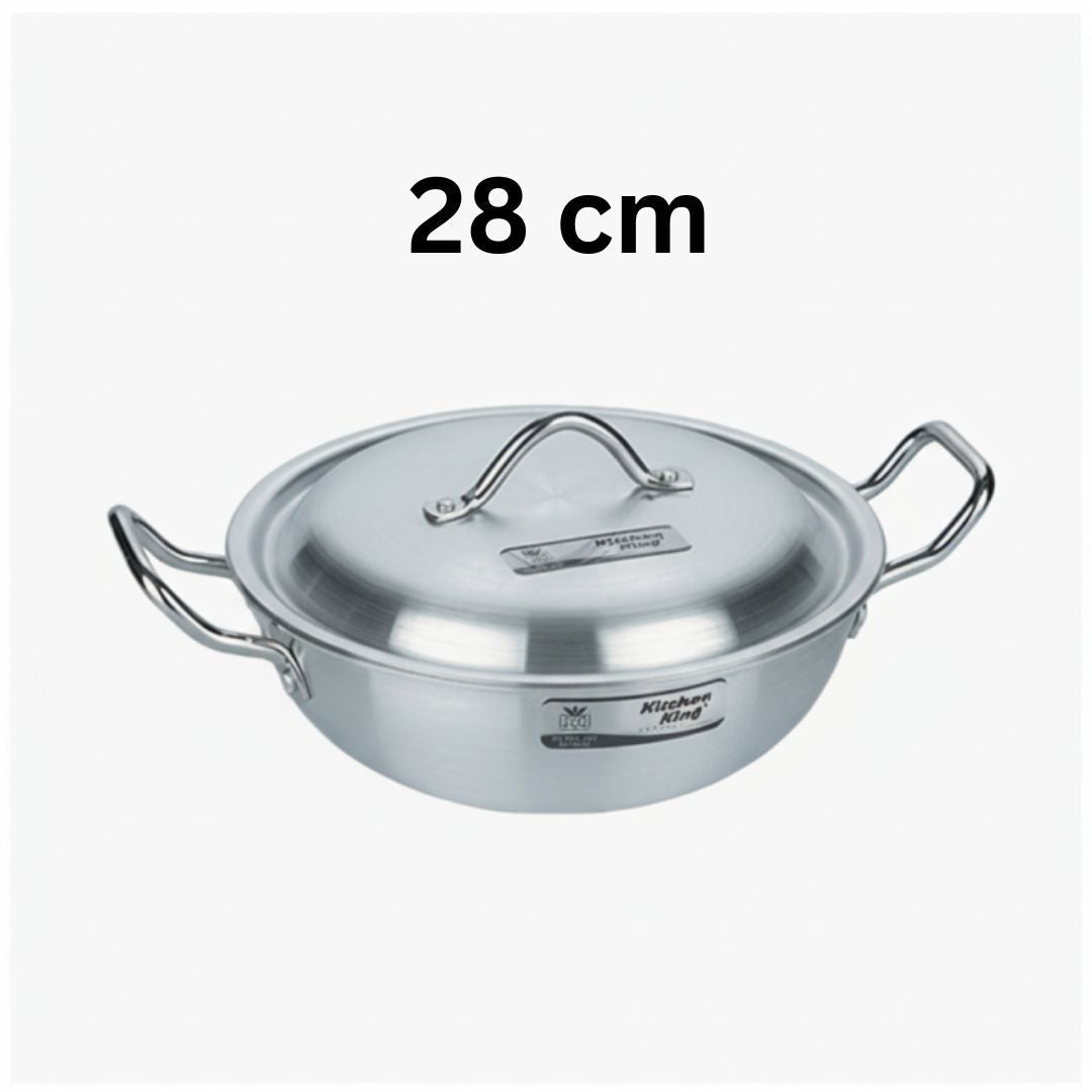 Kitchen King Super Wok Heavy Duty Anodized Aluminium - Homazing