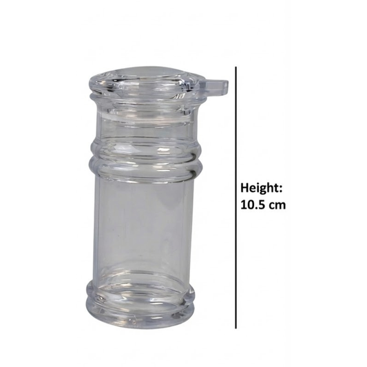Acrylic Salt & Pepper Shaker Transparent Spice Dispenser