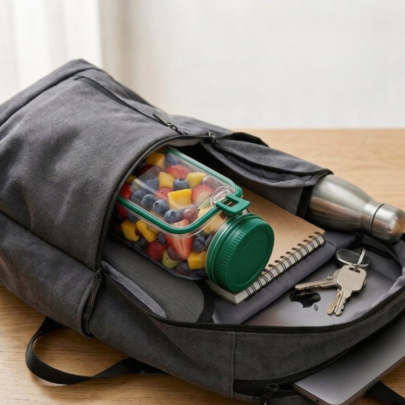 Leakproof Salad Jar with Dressing Cup - Homazing