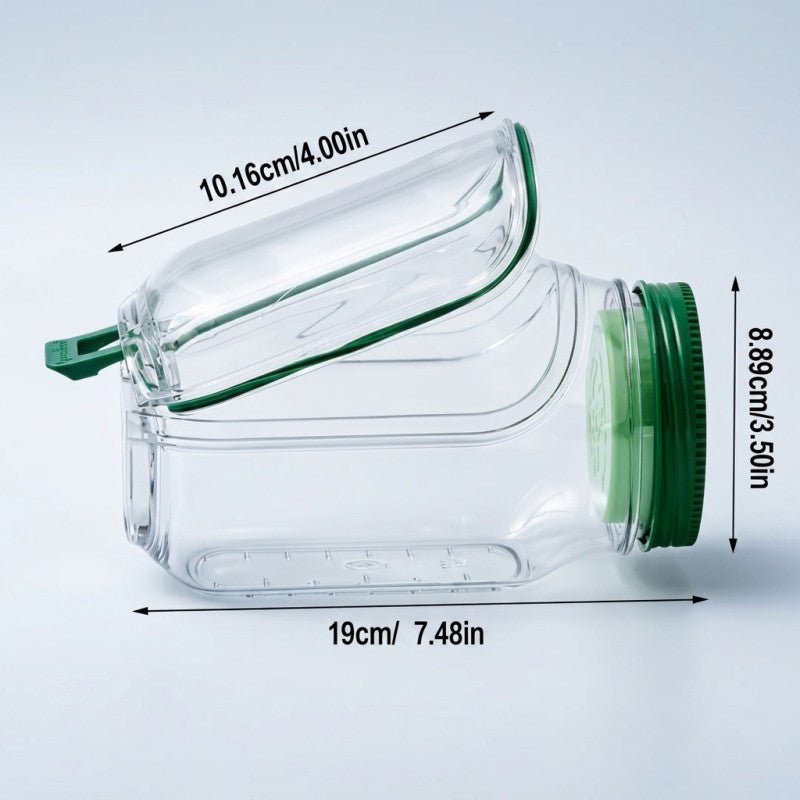 Leakproof Salad Jar with Dressing Cup - Homazing
