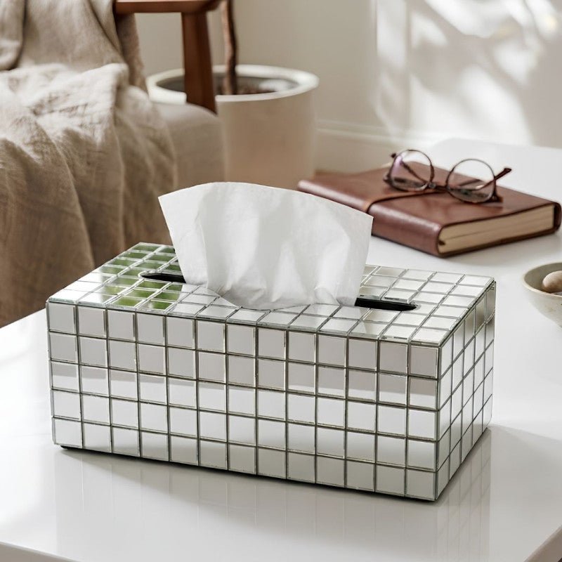 Modern Tissue Box Elegant Home & Office Tissue Holder - Homazing
