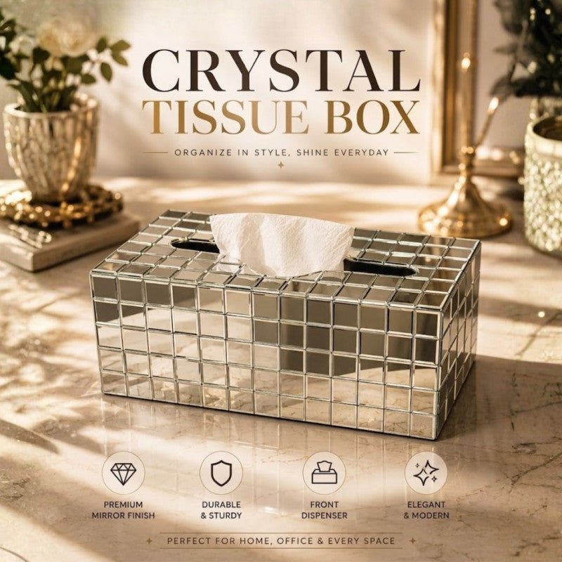 Modern Tissue Box Elegant Home & Office Tissue Holder - Homazing