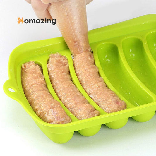 Silicone Sausage Mold With Lid