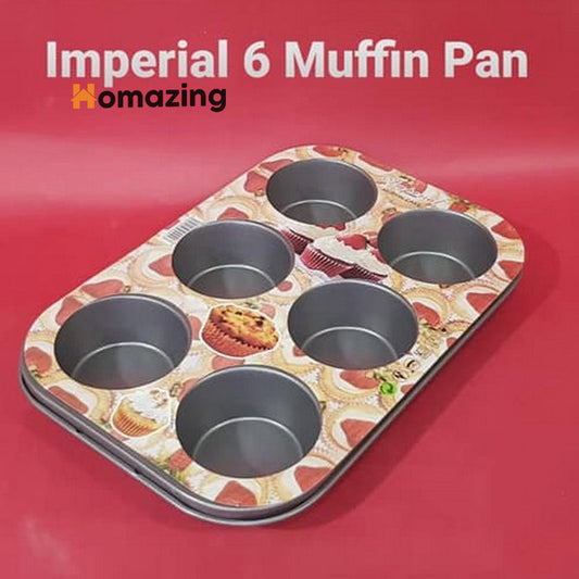 6 Unit Cup Cake Muffin Tray