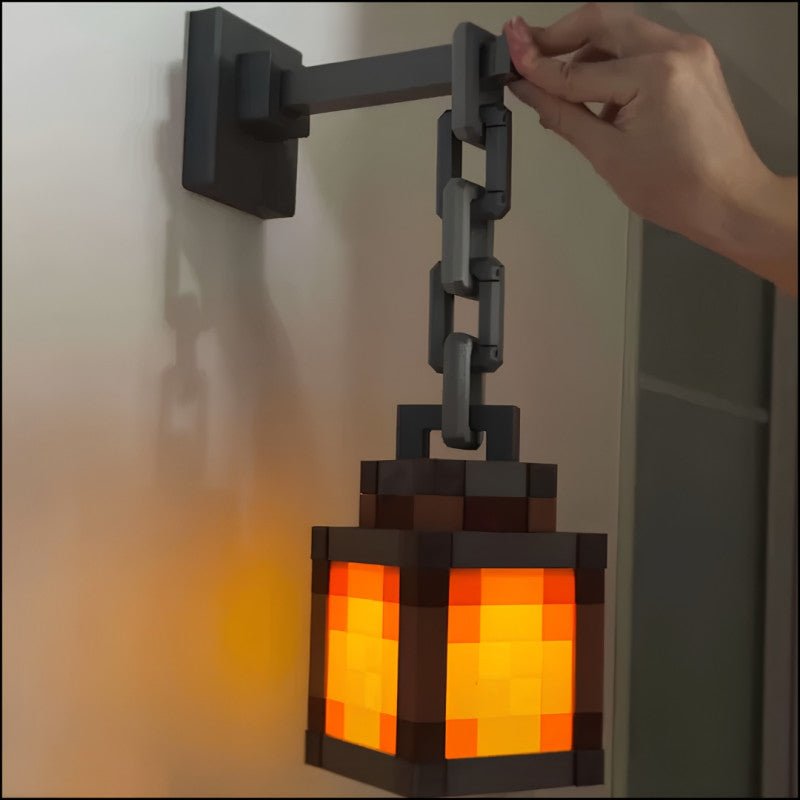 RGB Pixel Lantern Night Light with Remote Control - Homazing