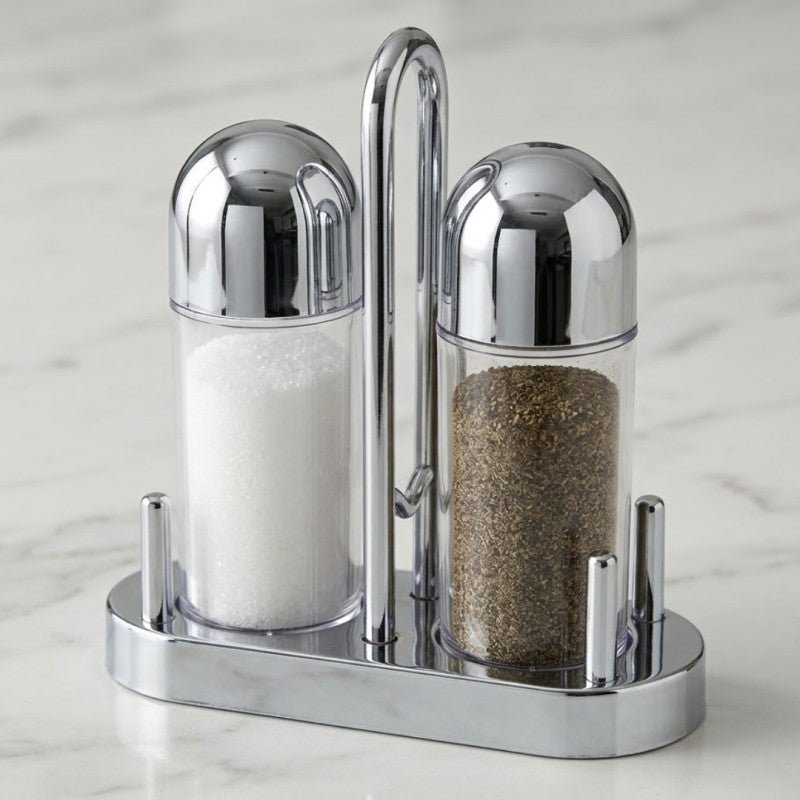 Signature Salt & Pepper Shaker Set with Stand - Homazing