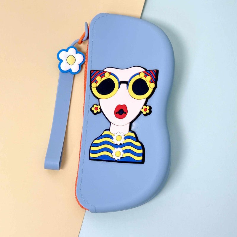 Silicone Sunglasses Case with Zipper - Homazing