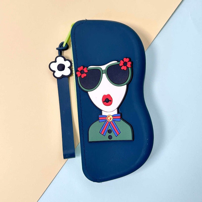 Silicone Sunglasses Case with Zipper - Homazing