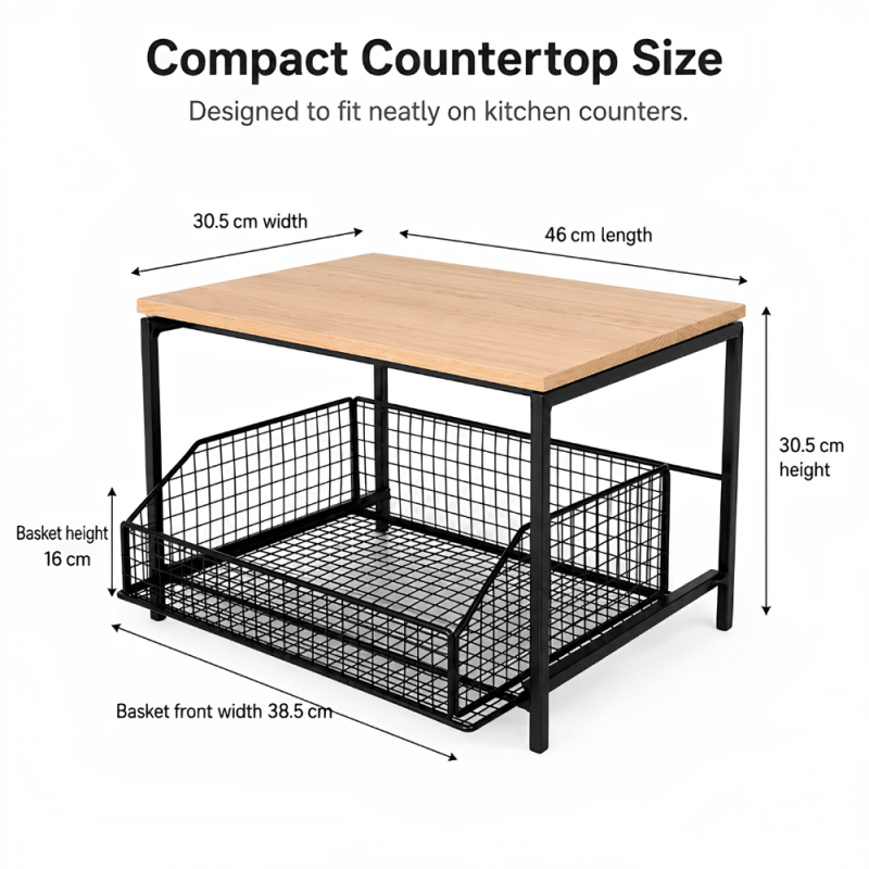 Sliding Kitchen Counter Organizer - Homazing