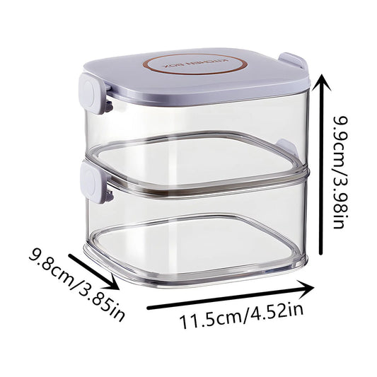 Transparent Portable Stackable Spice Organizer Box
